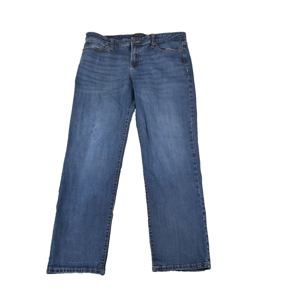 Lucky Brand Jeans Womens 14/32 (32x27.5) Ankle Blue Denim